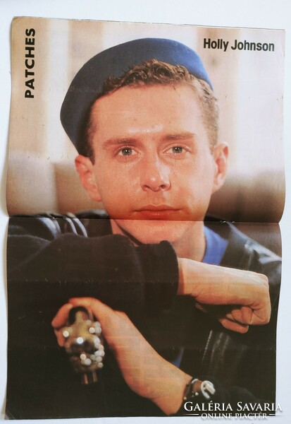 Patches magazine 85/7/6 holly johnson poster roaring boys