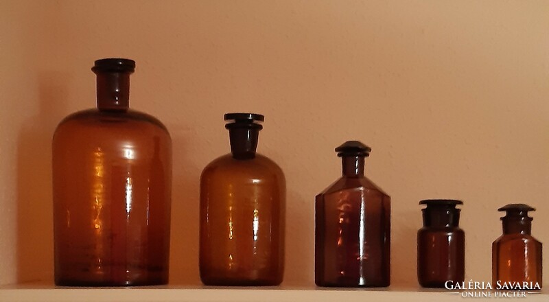 Pharmacy bottle collection