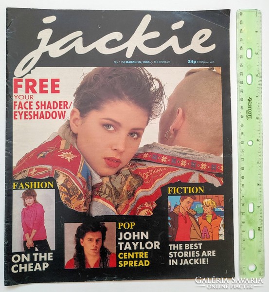 Jackie magazine 86/3/15 nik kershaw john taylor duran duran magne furuholmen a-ha