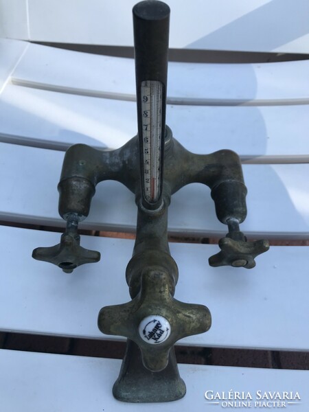 Antique bathtub faucet with thermometer !!!!