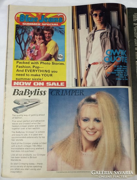 Jackie magazin 82/6/12 Haircut 100 Fun Boy 3 Bananarama Jets Strawberry Switchblade Van Day