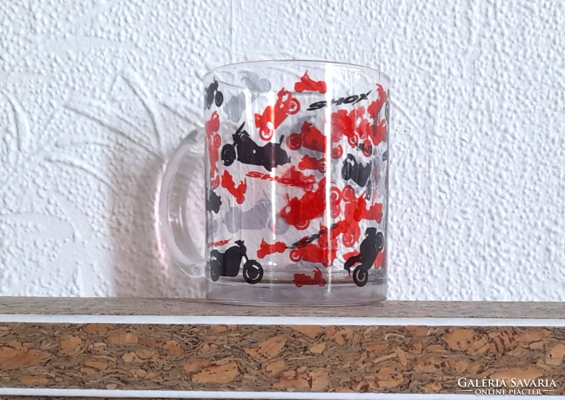 Motorcycle pattern mug - shox -