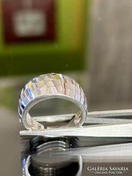 Shiny, shiny, solid silver ring