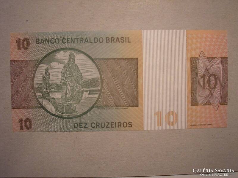 Brazil-10 cruzeiros 1980 unc