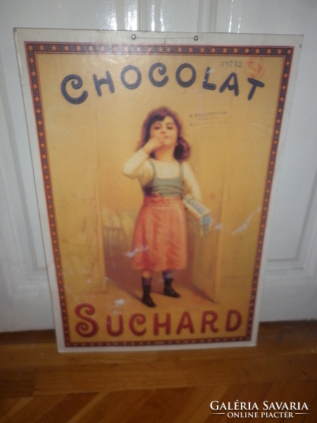 Suchard csokoládé reklám plakát 66x46cm