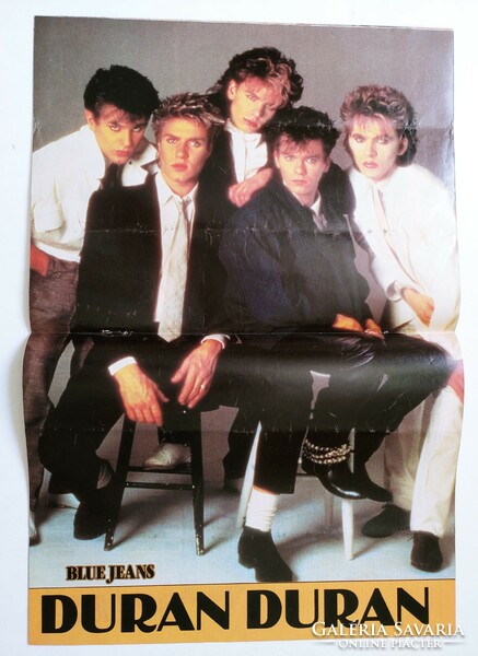 Blue jeans magazine 85/1/5 duran duran poster boy george