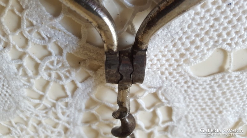 Antique wrought iron folding corkscrew