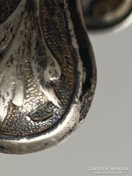 ELEGÁNS DIANÁS EZÜST CUKORFOGÓ CSIPESZ