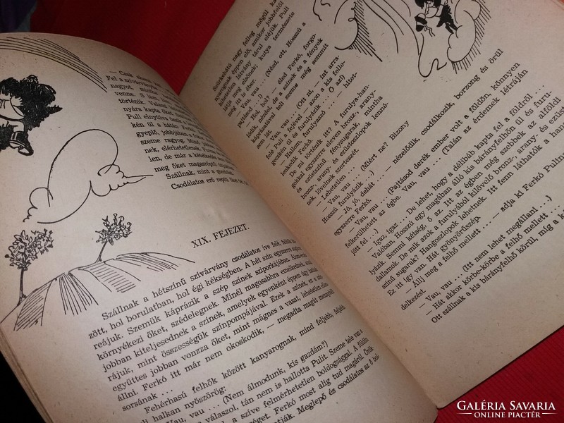 1947. Zajk Emil: Hétszinű szivárvány RITKA képes mesekönyv képek szerint Dante Könyvkiadó