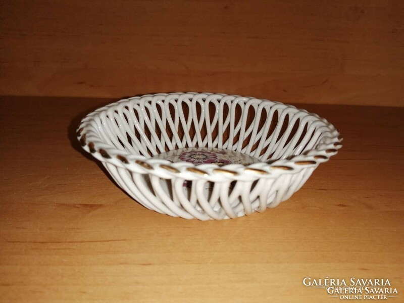 Apulum porcelain bowl with openwork edge flower pattern 13 cm (23/d)