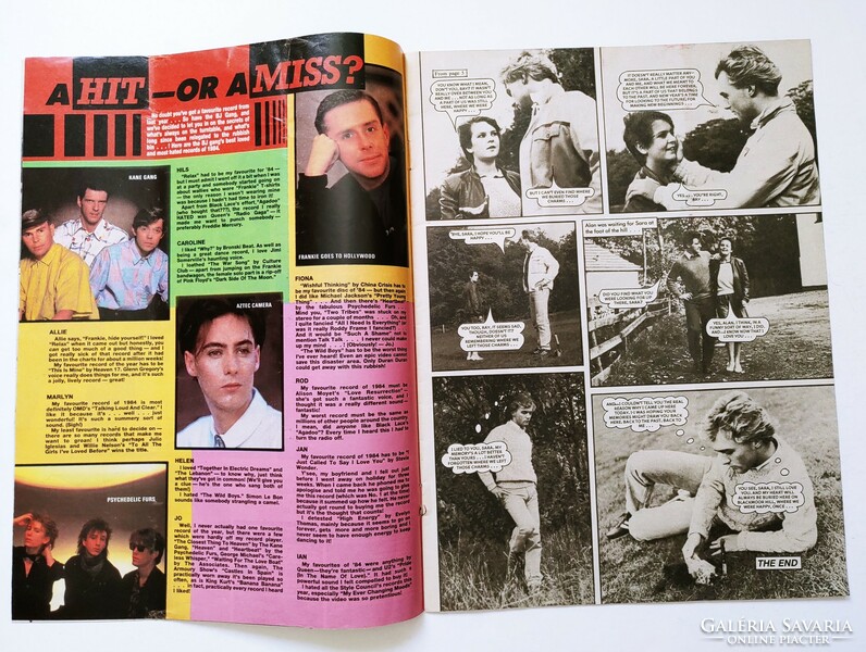 Blue Jeans magazin 85/1/5 Duran Duran poszter Boy George