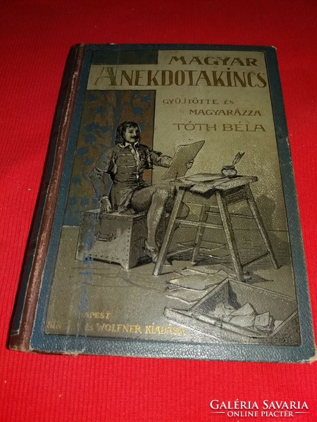 1935. Béla Antik Tóth: the treasure of Hungarian anecdotes 4. Tales, culture humor adoma singer and wolfner