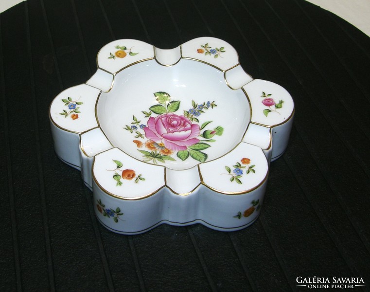 Herend Viennese rose pattern ashtray