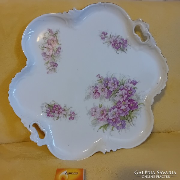 Huge, 35 x 40 cm, unique purple tray with a special pattern