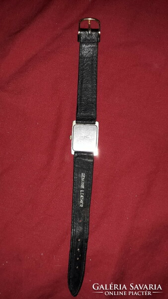 Old Suizo - Japan - women's quartz wristwatch with wild new battery, working condition, leather strap, according to the pictures