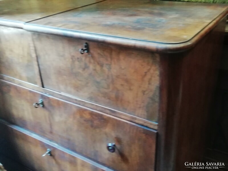 Rare art deco large writing chest