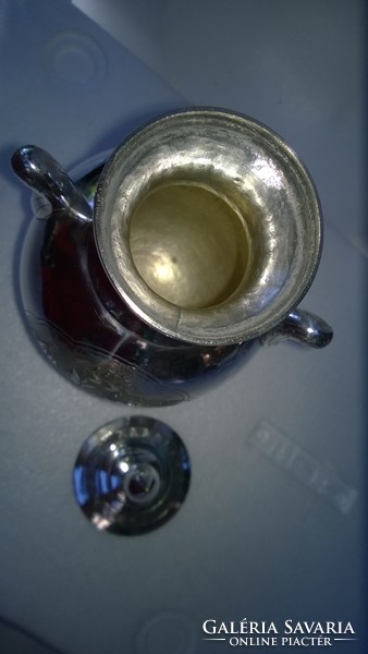 Exkluzív Vietnámi ezüstözött teafűtartó-kanna jelzett, hibátlan szépség