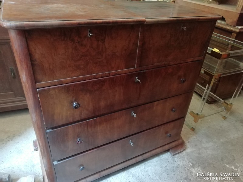 Rare art deco large writing chest