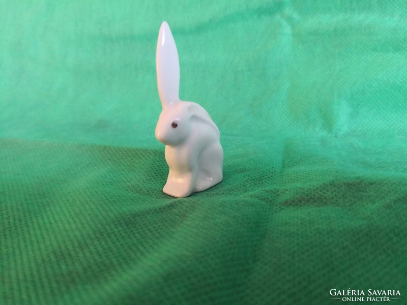 Antique Herend porcelain bunny, rabbit with eared ears