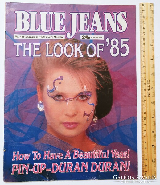 Blue Jeans magazin 85/1/5 Duran Duran poszter Boy George