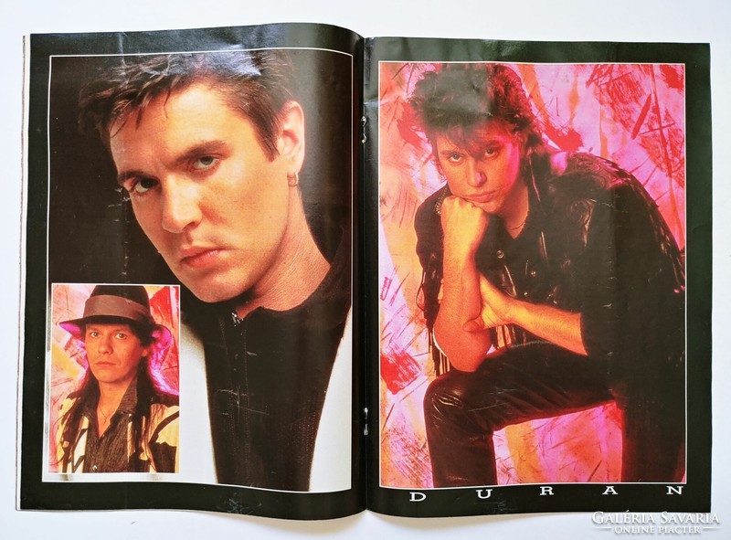 Blue Jeans magazin 85/9/28 Duran Duran poszter Sting Howard Jones Green Armoury Show Wham