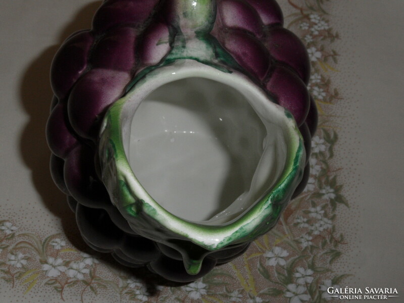 Olasz szőlő formájú porcelán boros kancsó