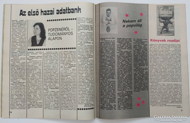 Ifjúsági Magazin 87/9 R-GO poszter Modern Talking Molnár Erik Moziklip Kézi Chopin Topó Neurock