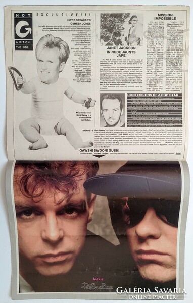 Jackie magazin 86/12/20 Simon Le Bon Duran Paul Medford Morrissey Pet Shop Boys