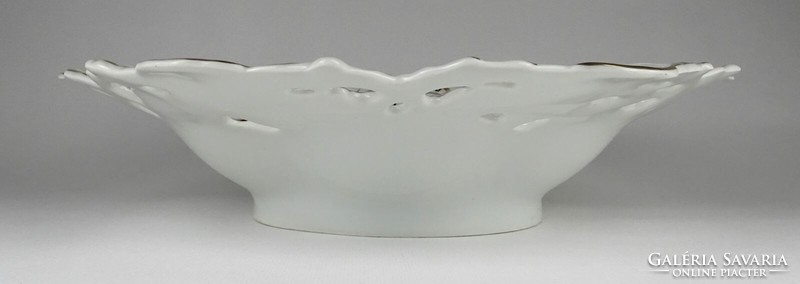 1O674 Régi jelzett Tielsch-Altwasser nagyméretű porcelán kínáló tál 33 cm