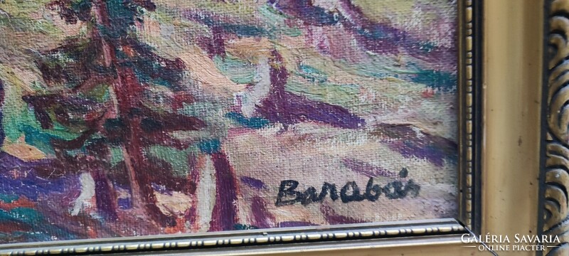 Barabás Márton Márkusfalvi 53x60 cm oil on canvas