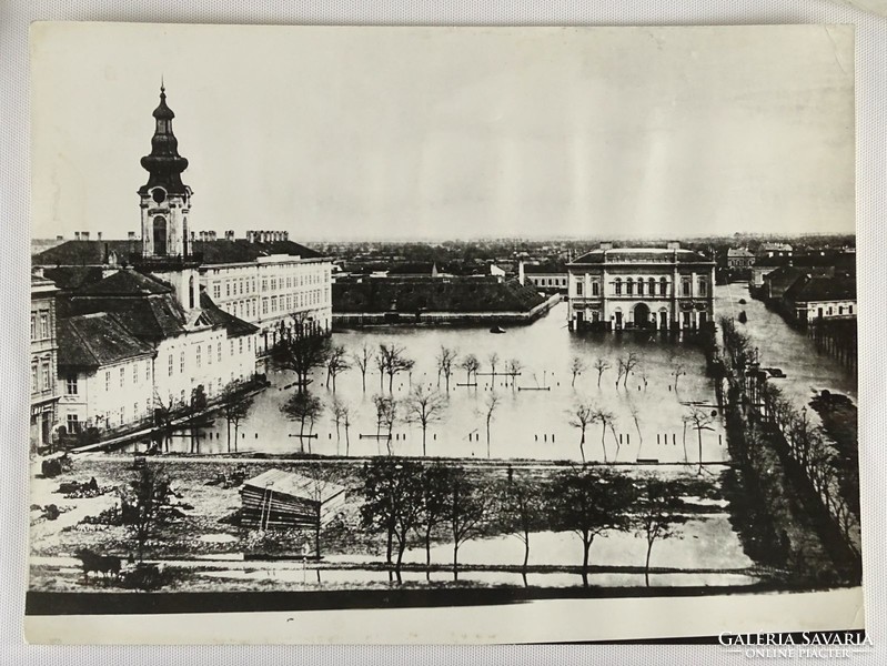 1O669 Nagyméretű régi fekete-fehér Szeged képek 12 darab 30 x 40 cm