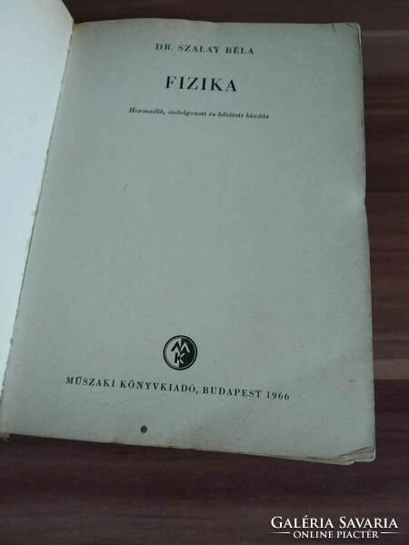 Dr. Szalay Béla: Fizika, 1966