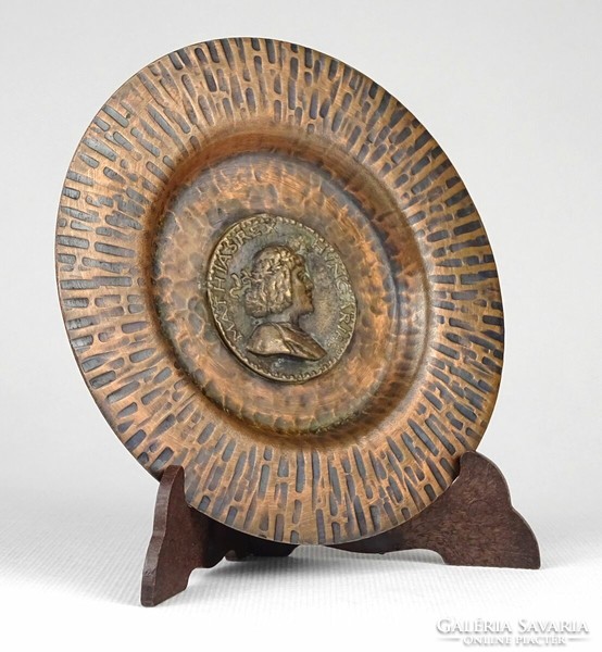 1O832 mathias rex marked bronze copy decorative bowl 12.7 Cm