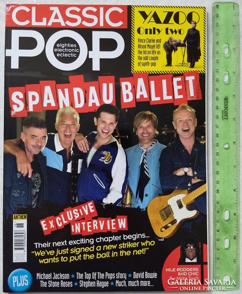 Classic Pop magazin 18/11 Spandau Ballet Yazoo Stone Roses Michael Jackson Nile Rodgers Bowie Soft C