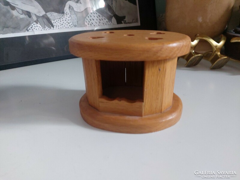 Small-sized, miniature solid wood wooden Dutch foot warmer