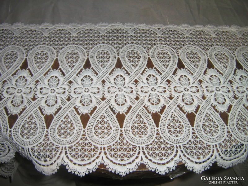 Dreamy vintage lacy curtain