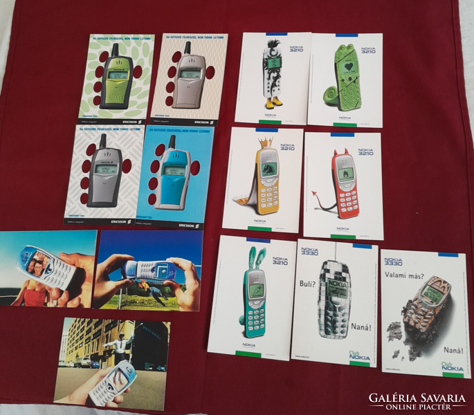 Advertising of telephone devices (14 pieces)