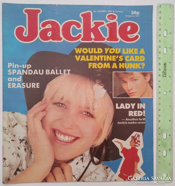 Jackie magazin 87/2/7 Erasure Spandau Ballet Ultravox Cutting Crew Mel & Kim