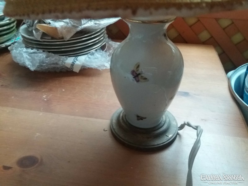 Herend Rothschild patterned porcelain lamp