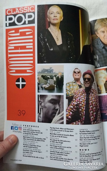 Classic Pop magazin 18/4 Eurythmics UB40 Madonna Morrissey Mike Stock Clare Gorgan Fatboy Slim Bowie