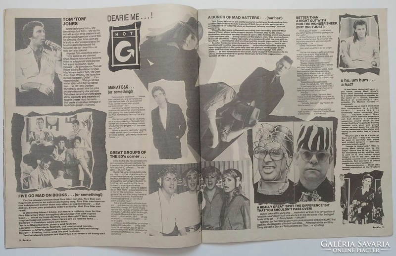 Jackie magazin 87/6/13 Curiosity Killed The Cat poszter Duran Kim Appleby Bon Jovi