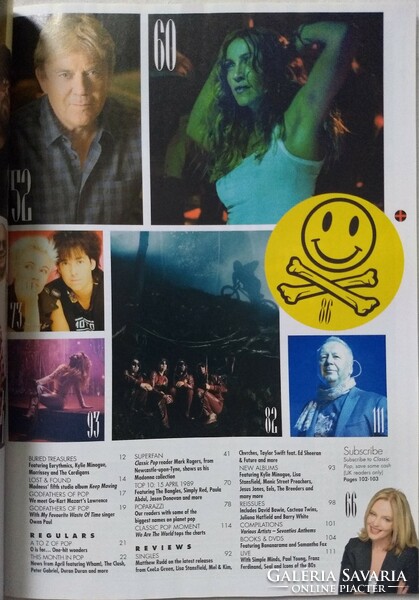 Classic Pop magazin 18/4 Eurythmics UB40 Madonna Morrissey Mike Stock Clare Gorgan Fatboy Slim Bowie