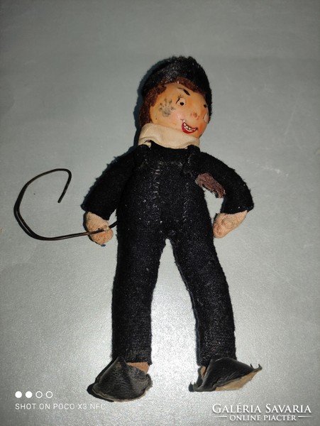 Antique chimney sweep figure doll Christmas tree decoration