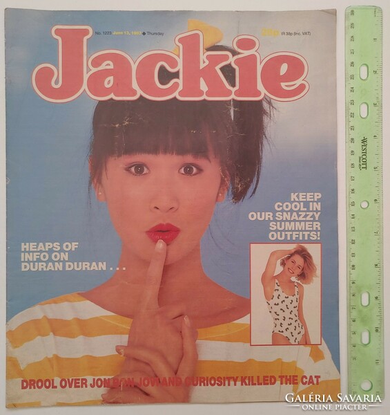 Jackie magazin 87/6/13 Curiosity Killed The Cat poszter Duran Kim Appleby Bon Jovi