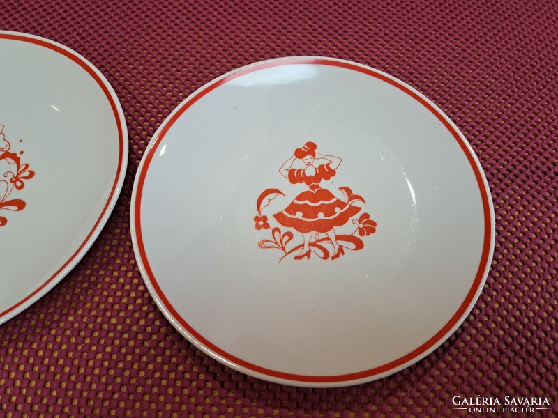 Pair of Zsolnay wall plates