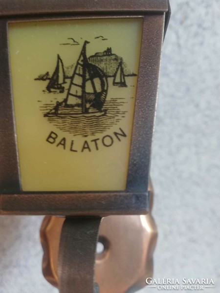 Retro Balaton-os fali kis akasztó