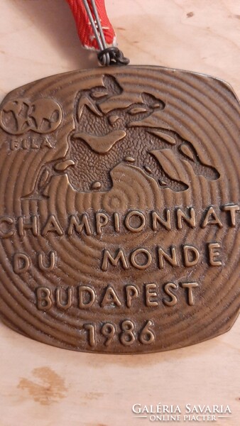 Fila championship du monde Budapest 1986 bronze medal