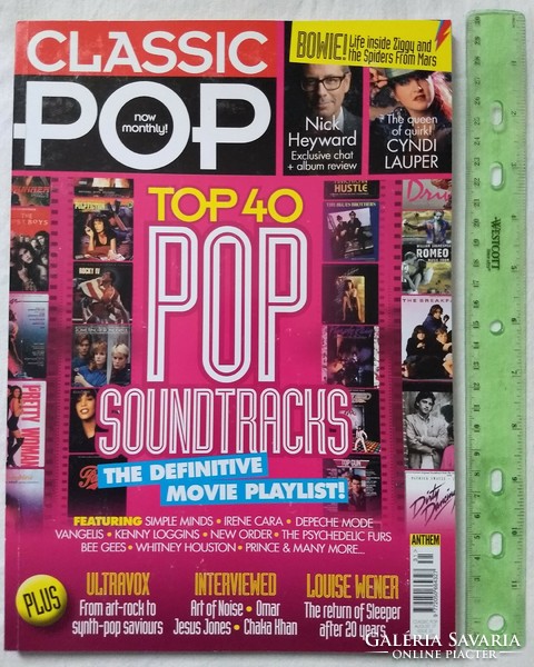 Classic Pop magazin 17/8 Ultravox Nick Heyward Cyndi Lauper Art Noise Woodmansey Loiuse Jesus Jones