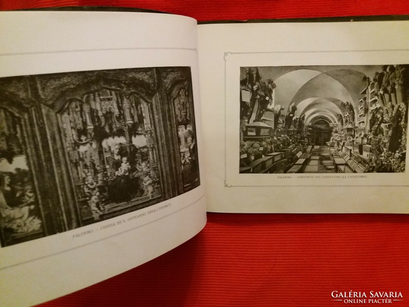 1910 Palermo :Emlékfüzet könyv antik nyomat- képeslapokkalképek szerint