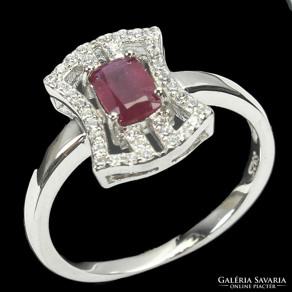 56 Os real ruby 925 silver ring